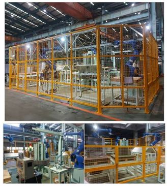 大型高壓馬達鐵心片自動堆疊系統(Lights out manufacturing)